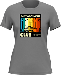 Outdoorzees Women's 'Outdoorsman Fishing Club' T-Shirt