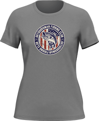 Outdoorzees Women's 'Outdoorsman Fishing Club' Patriotic T-Shirt
