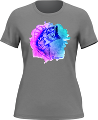 Outdoorzees Women's Watercolor Fishing T-Shirt