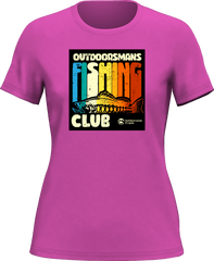 Outdoorzees Women's 'Outdoorsman Fishing Club' T-Shirt