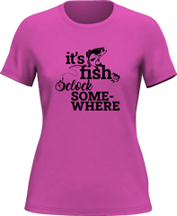 Outdoorzees Women's 'It's Fish O'clock' T-Shirt