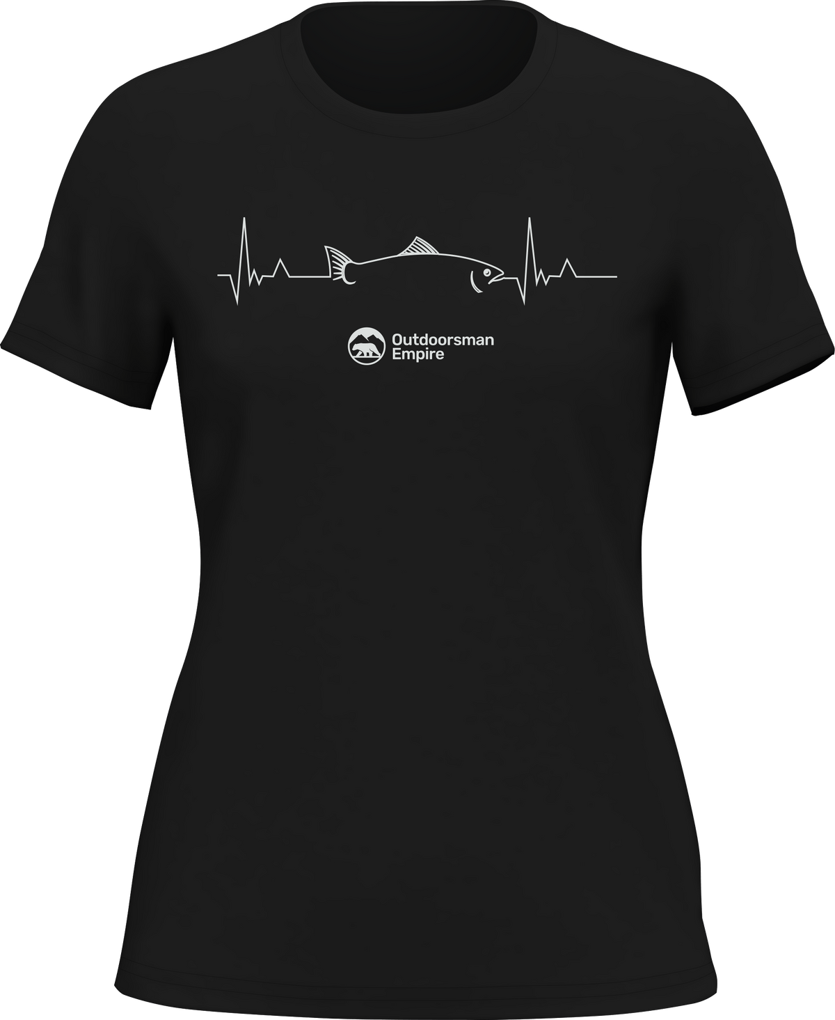 Outdoorzees Women's Fishing Cardiogram T-Shirt