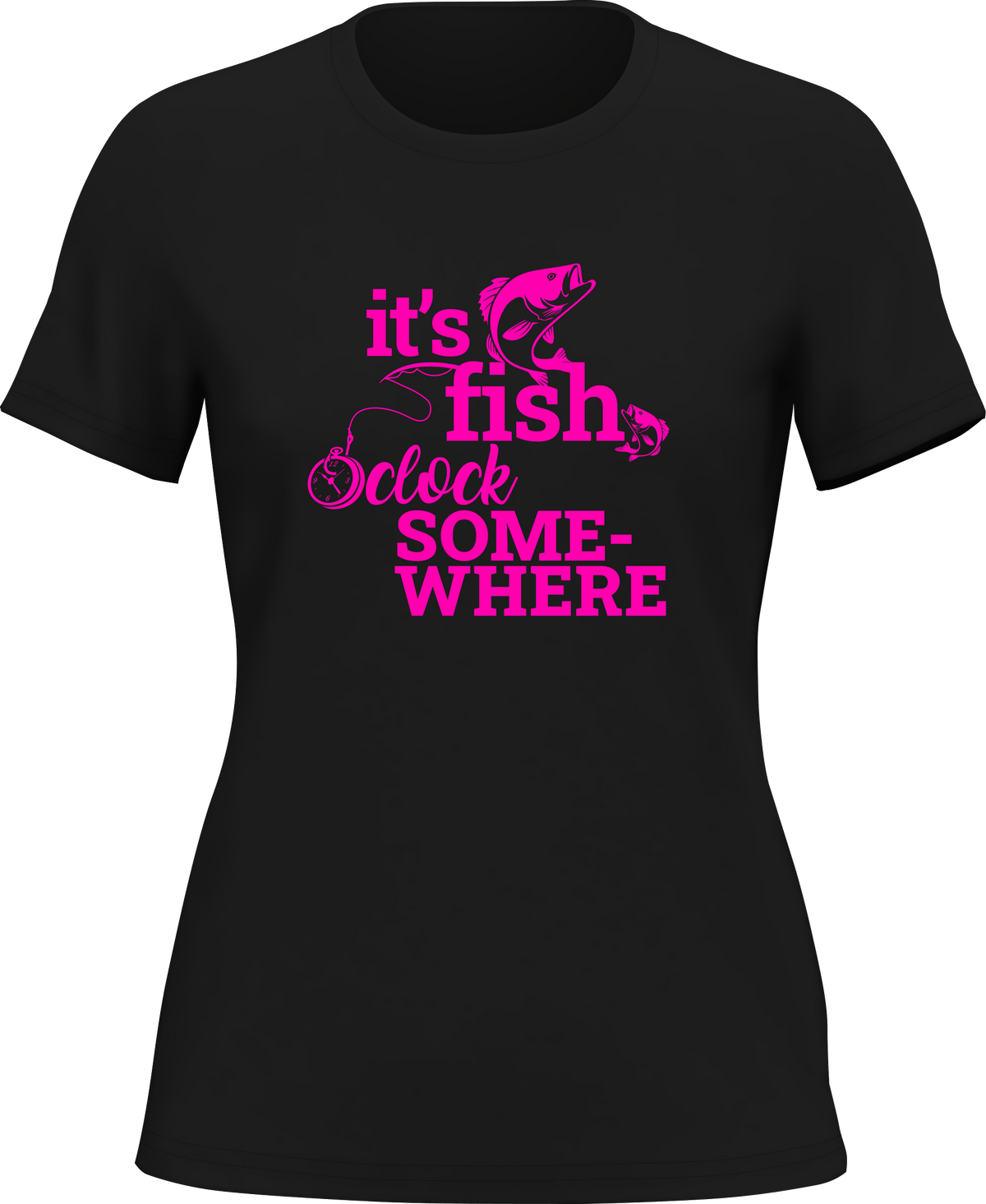 Outdoorzees Women's 'It's Fish O'clock' T-Shirt