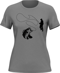 Outdoorzees Women's Fishing Lines T-Shirt