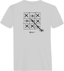 Outdoorzees Unisex Fish Tick Tack Toe T-Shirt