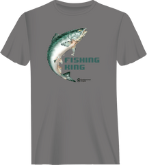 Outdoorzees Men's 'Fishing King' Pixelated T-Shirt