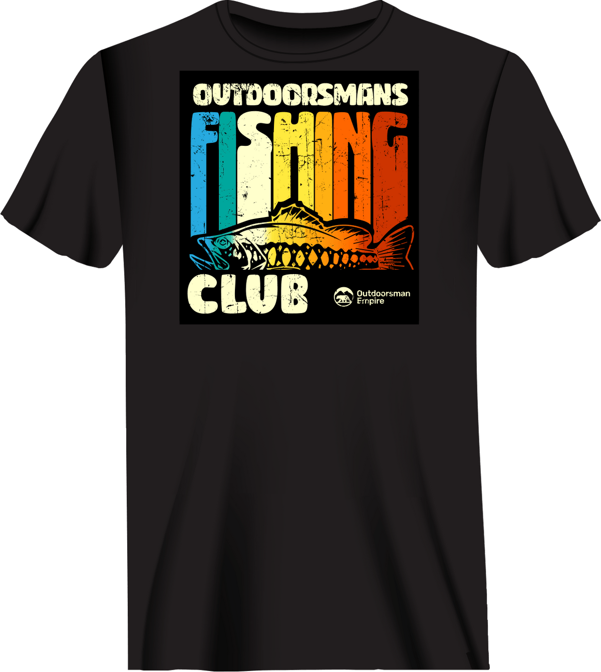 Outdoorzees Unisex 'Outdoorsman Fishing Club' T-Shirt