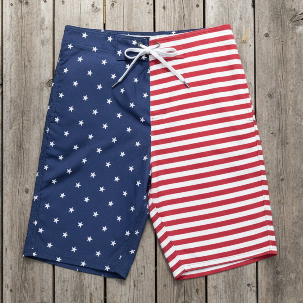 Men's Stars & Stripes Board Shorts