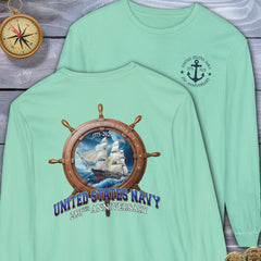 Unisex Navy's 250th Anniversary Comfort Color Long Sleeve T-Shirt