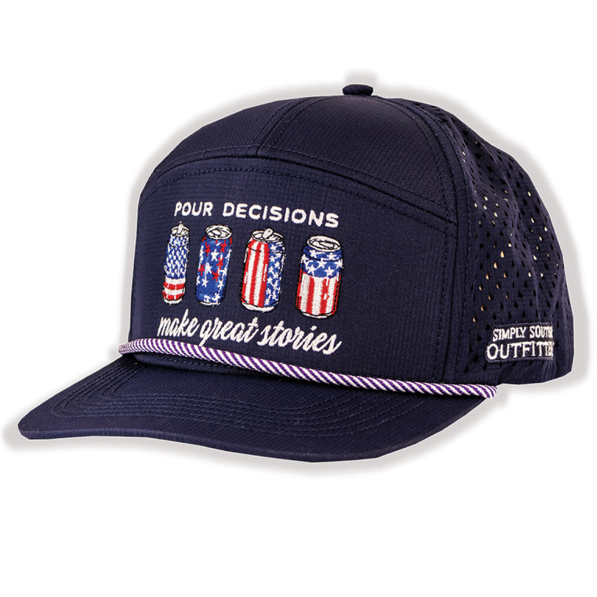 Unisex Adult's Simply Southern® 'Pour Decisions' Trucker Hat