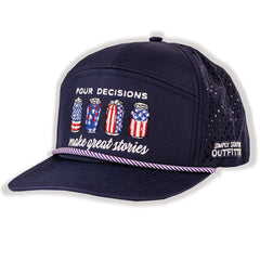 Unisex Adult's Simply Southern® 'Pour Decisions' Trucker Hat