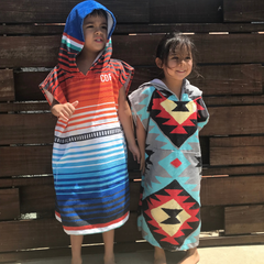 Kid's Small Changing Towel Poncho - Sarape