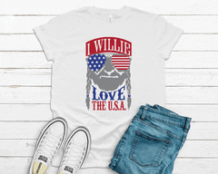 All Ages 'Willie Love The U.S.A.' Tee