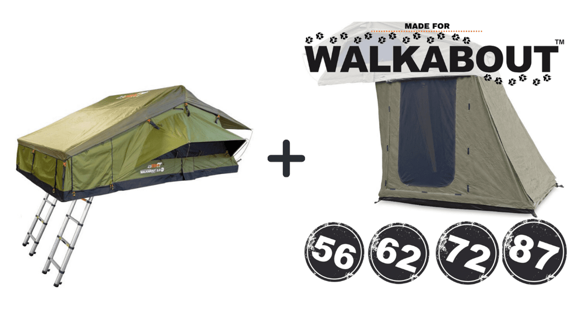 CO-Walkabout 87 2.0 + Short Annex Rooftop Tent