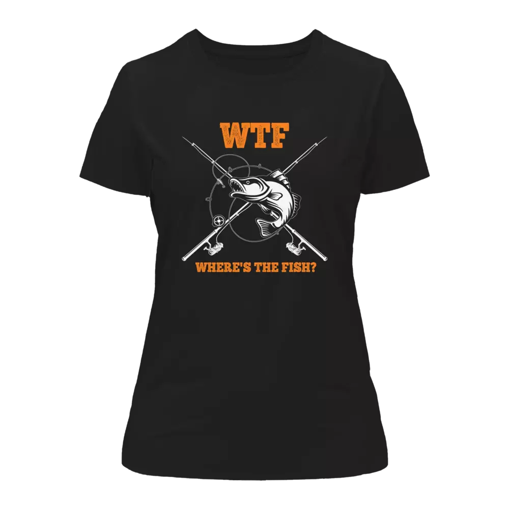 Outdoorzees Women's 'WTF Where's The Fish' T-Shirt