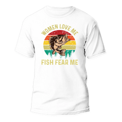 Outdoorzees Unisex 'Women Love Me Fish Hate Me' T-Shirt