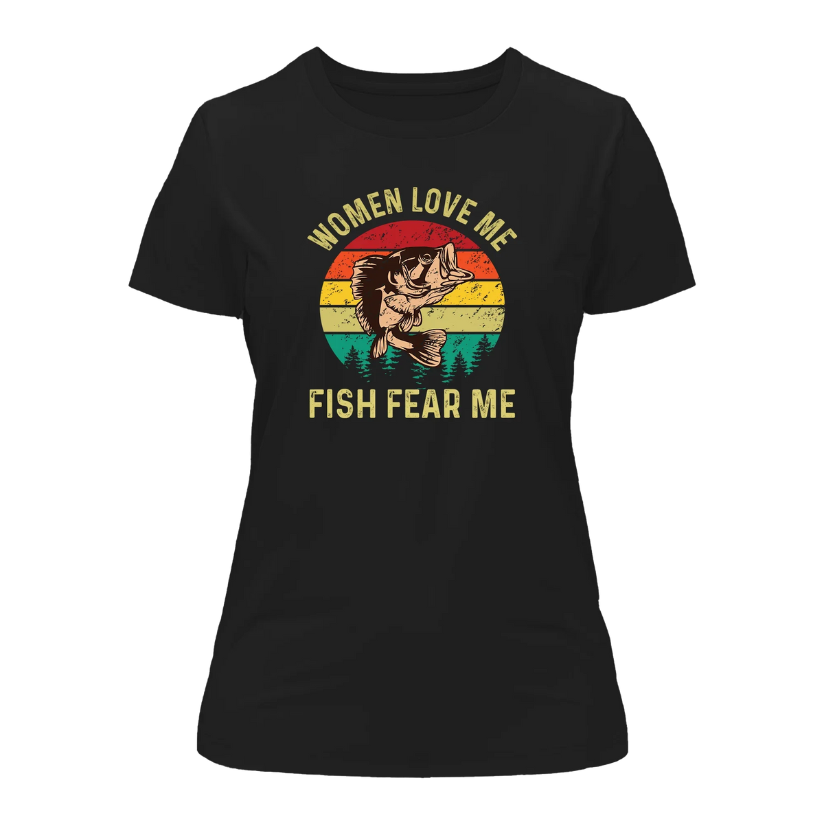 Outdoorzees Women's 'Women Love Me Fish Hate Me' T-Shirt