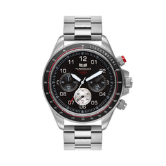Vestal Watch Men's ZR2 METAL - Black Dial, Silver Case/Bracelet - 100m