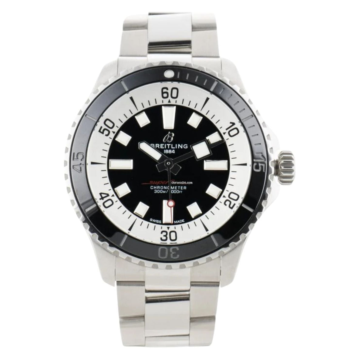 Breitling Men's Superocean - White Dial - 50m