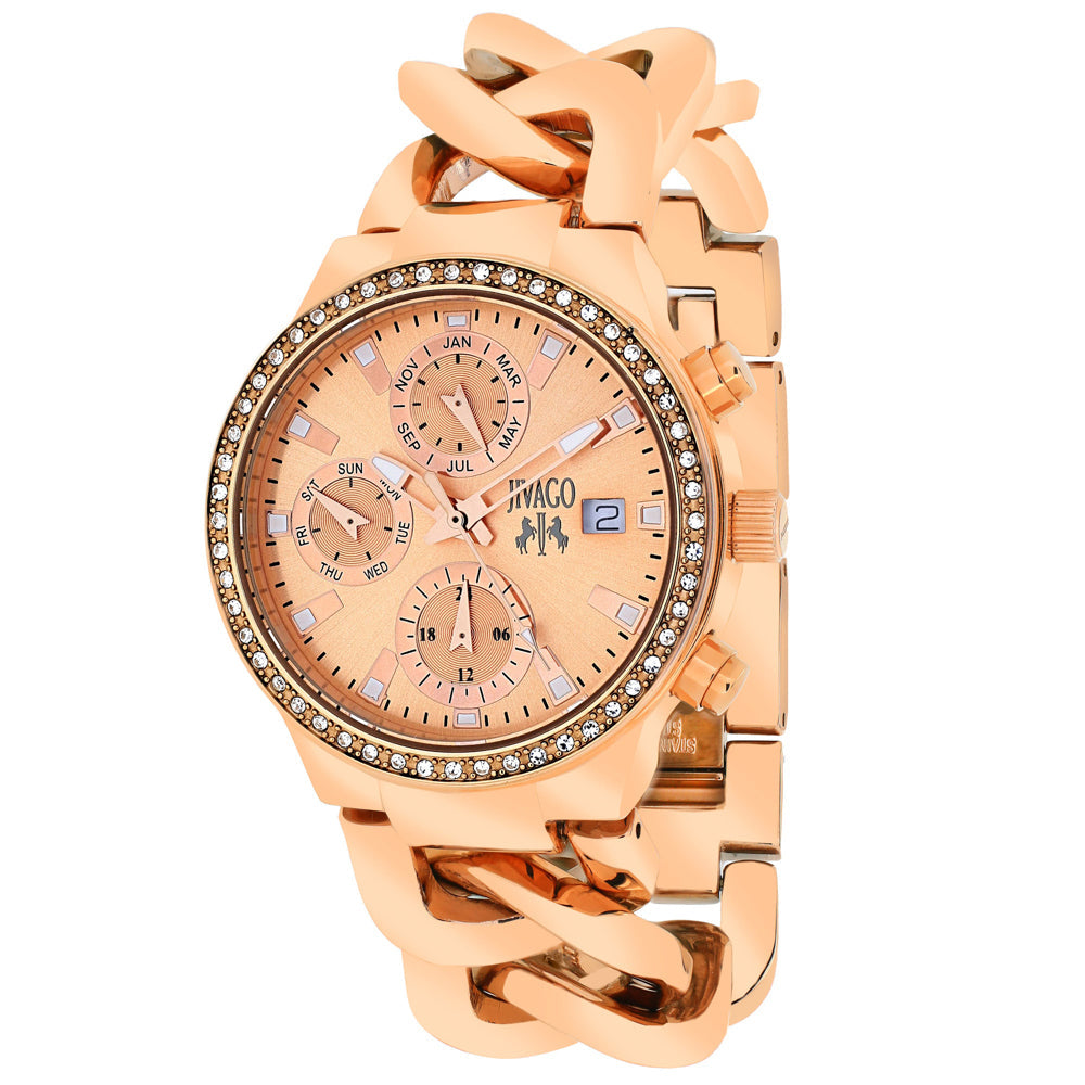 Jivago Women's Levley - Rose Gold Dial - 100m