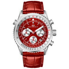 Oceanaut Men's Flight - Red Dial/Strap - 100m