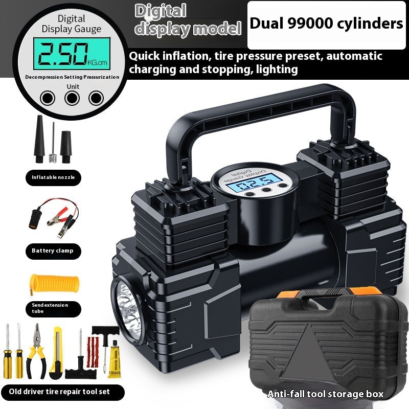 High-Power Multifunctional Portable Air Inflater