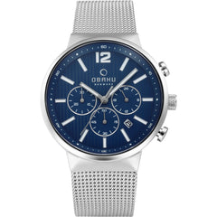 Obaku Men's Storm - Blue Dial - 50m