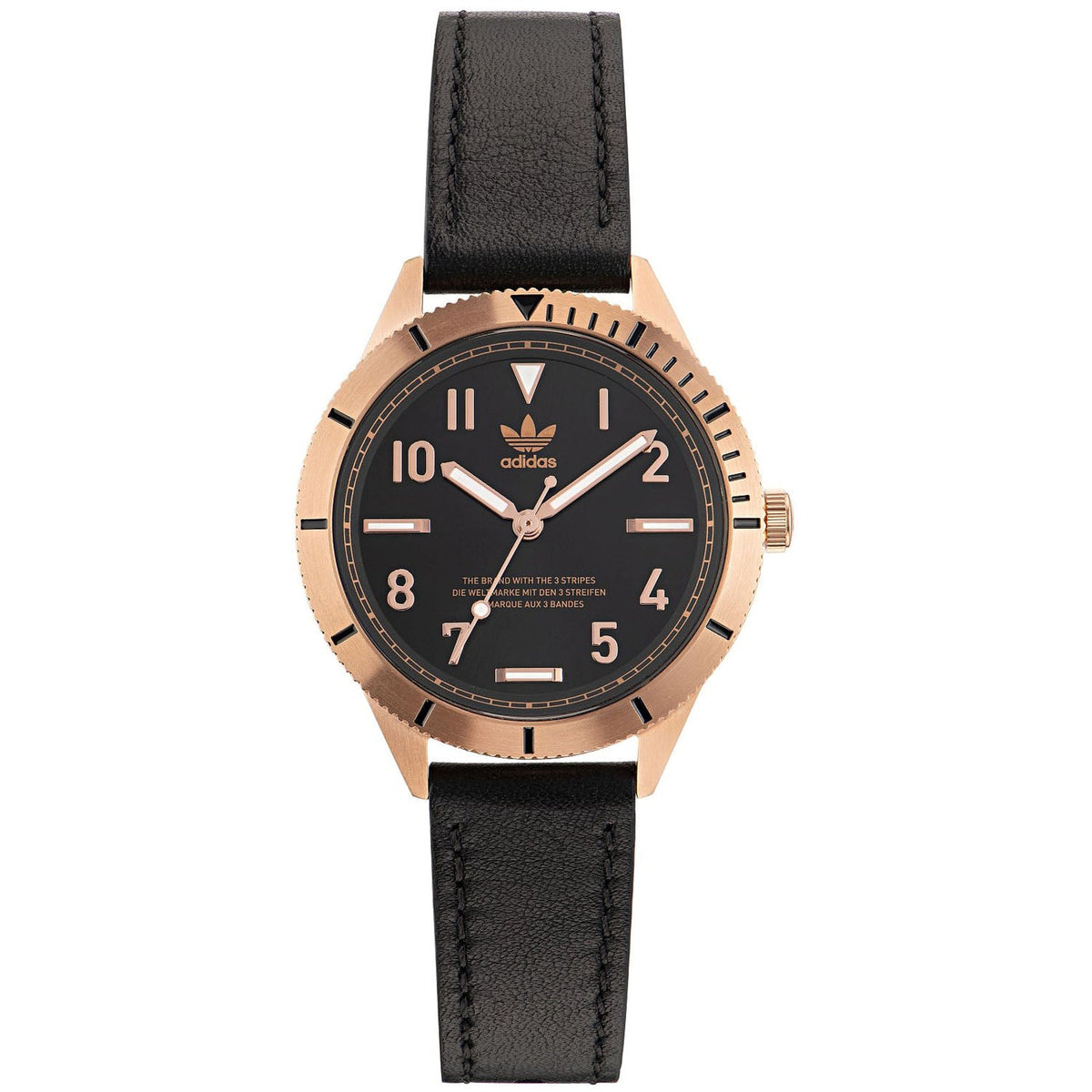 Adidas Men's Originals Fashion Edition Three Small - Black Dial - 50m