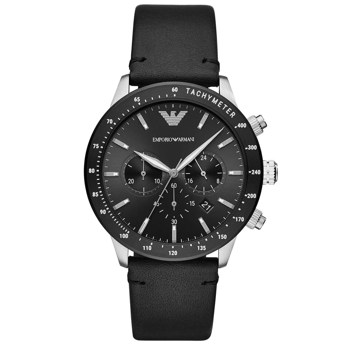 Emporio Armani Men's Mario - Black Dial - 30m
