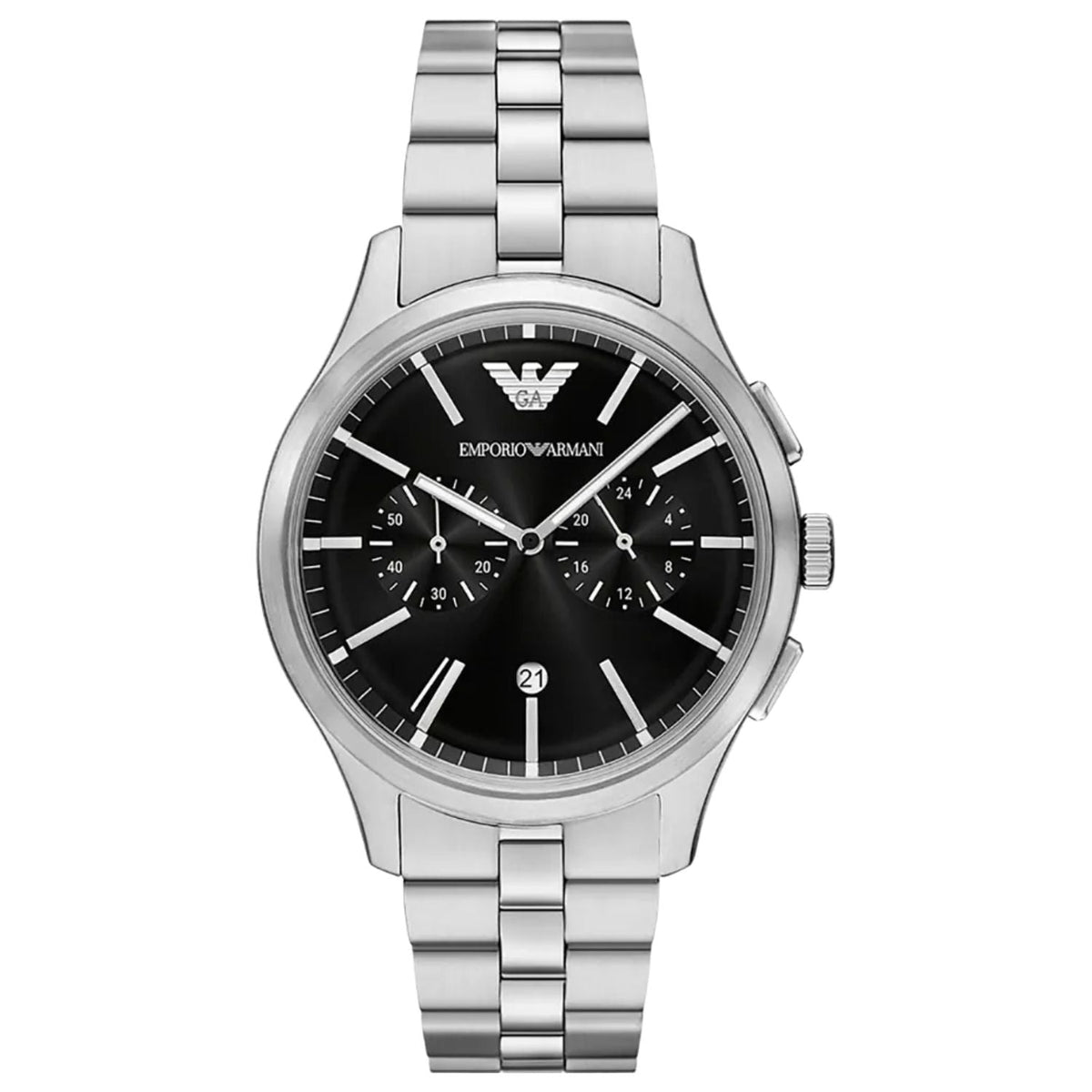 Emporio Armani Men's Dario - Black Dial - 50m