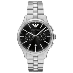 Emporio Armani Men's Dario - Black Dial - 50m