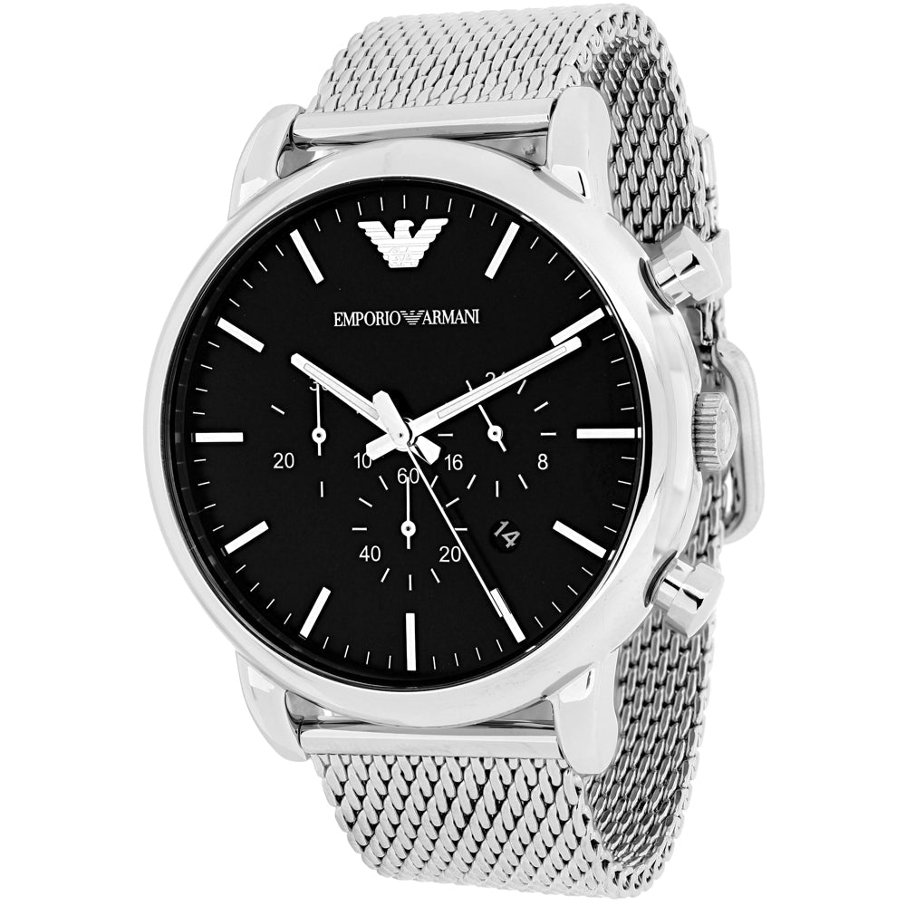 Emporio Armani Men's Classic - Black Dial - 50m