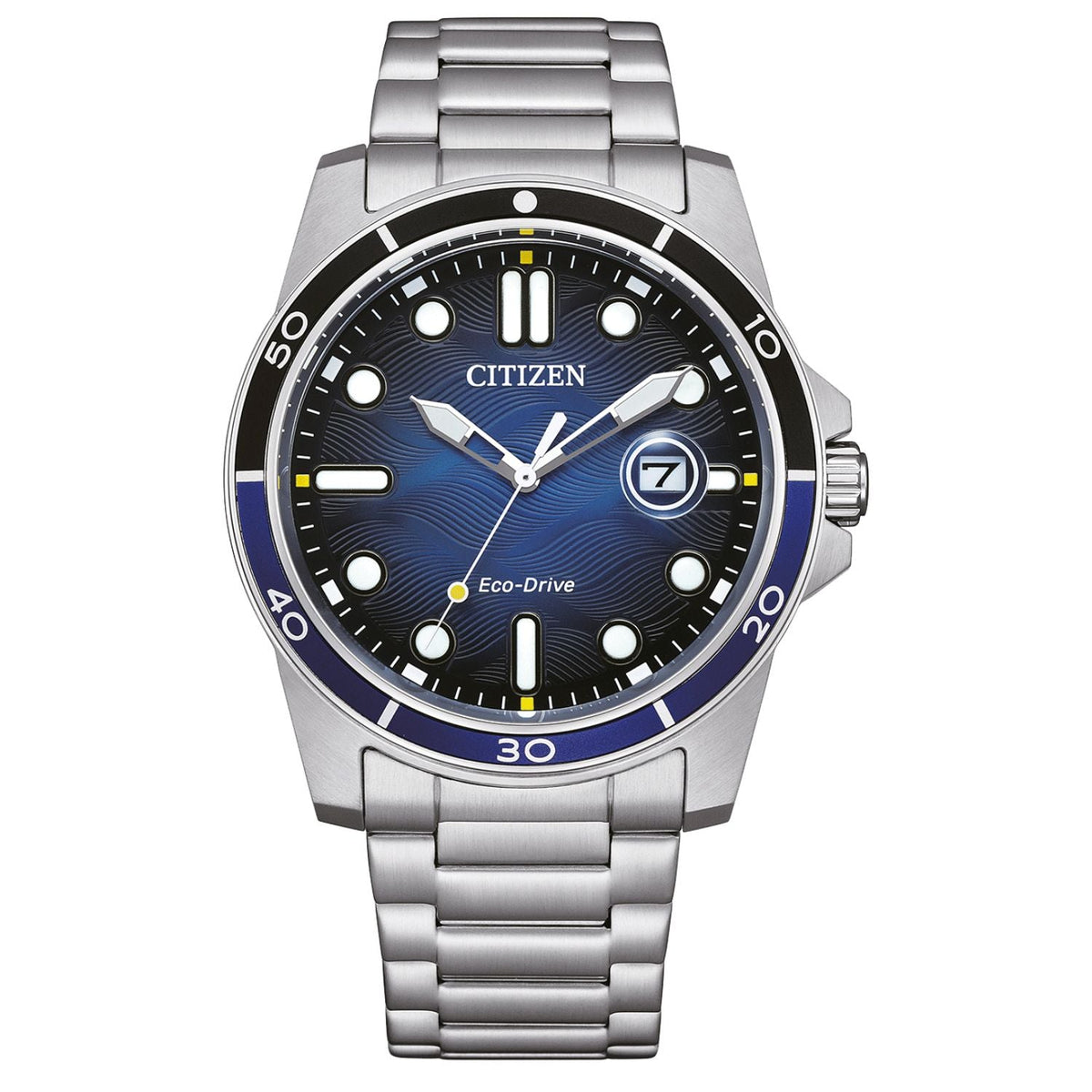 Citizen Men's Eco-Drive - Dark Blue Dial - 100m