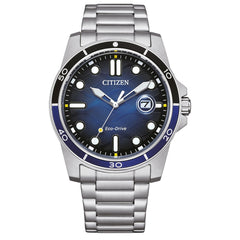 Citizen Men's Eco-Drive - Dark Blue Dial - 100m
