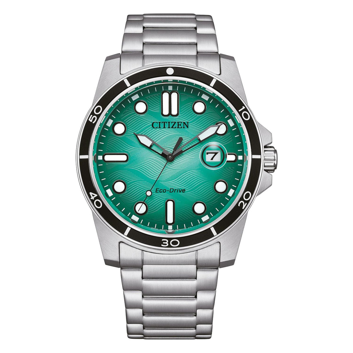 Citizen Men's Marine - Green Dial - 100m
