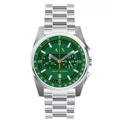 Armani Exchange Men's Parker - Green Dial - 50m
