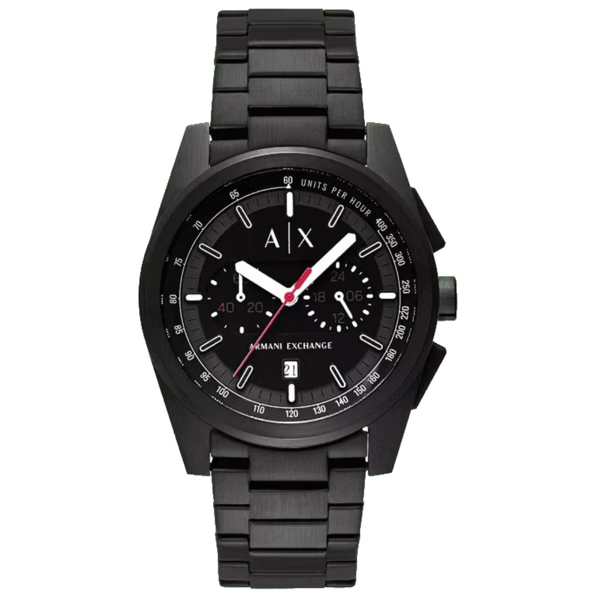 Armani Exchange Men's Parker - Black Dial - 50m