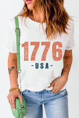 Women's 1776 USA Vintage Graphic Tee