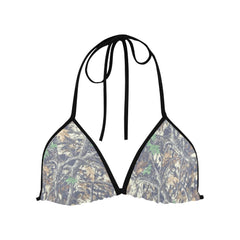 Luckless Outfitters Women's Faded Camo Triangle Bikini Top