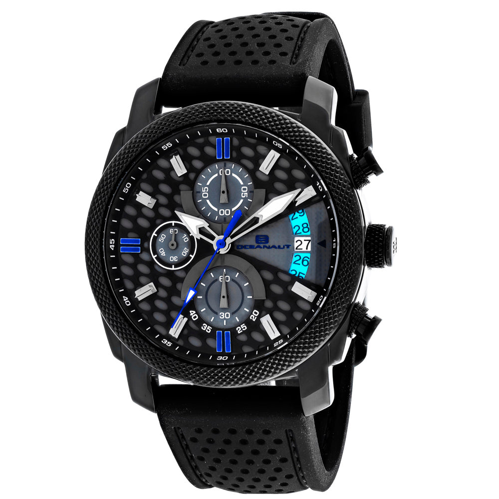 Oceanaut Men's Kryptonite - Black/Grey/Blue Dial - 50m