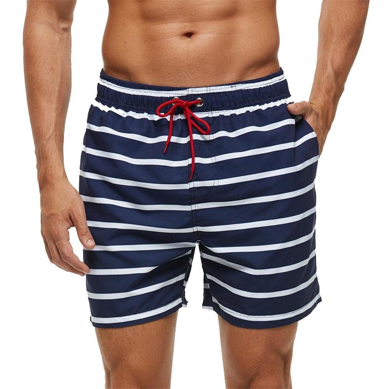 Men's Beach Shorts with Mesh Lining