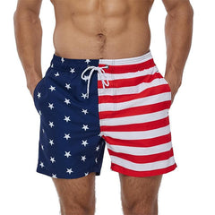 Men's Beach Shorts with Mesh Lining