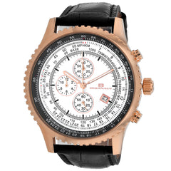 Oceanaut Men's Actuator - Silver Dial - 50m