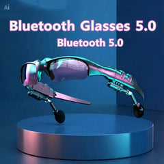 Chic Crystal Bluetooth Audio Sunglasses – Unisex Polarized UV400 Fashion Eyewear