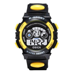 Children's Digital Watch, Luminous Led, Alarm, Waterproof, 7 Color Led Backlight, Multifunction - 30m