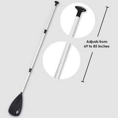Adjustable 3-Piece Aluminum Alloy Paddle