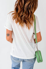 Women's Patriotic Bow T-Shirt