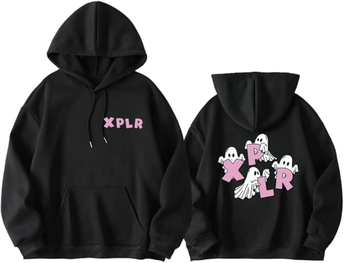 HALLOWEEN Unisex Adult's Jinzdrive Sam & Colby 'XPLR' Hoodie - Size M