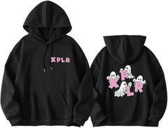 HALLOWEEN Unisex Adult's Jinzdrive Sam & Colby 'XPLR' Hoodie - Size M