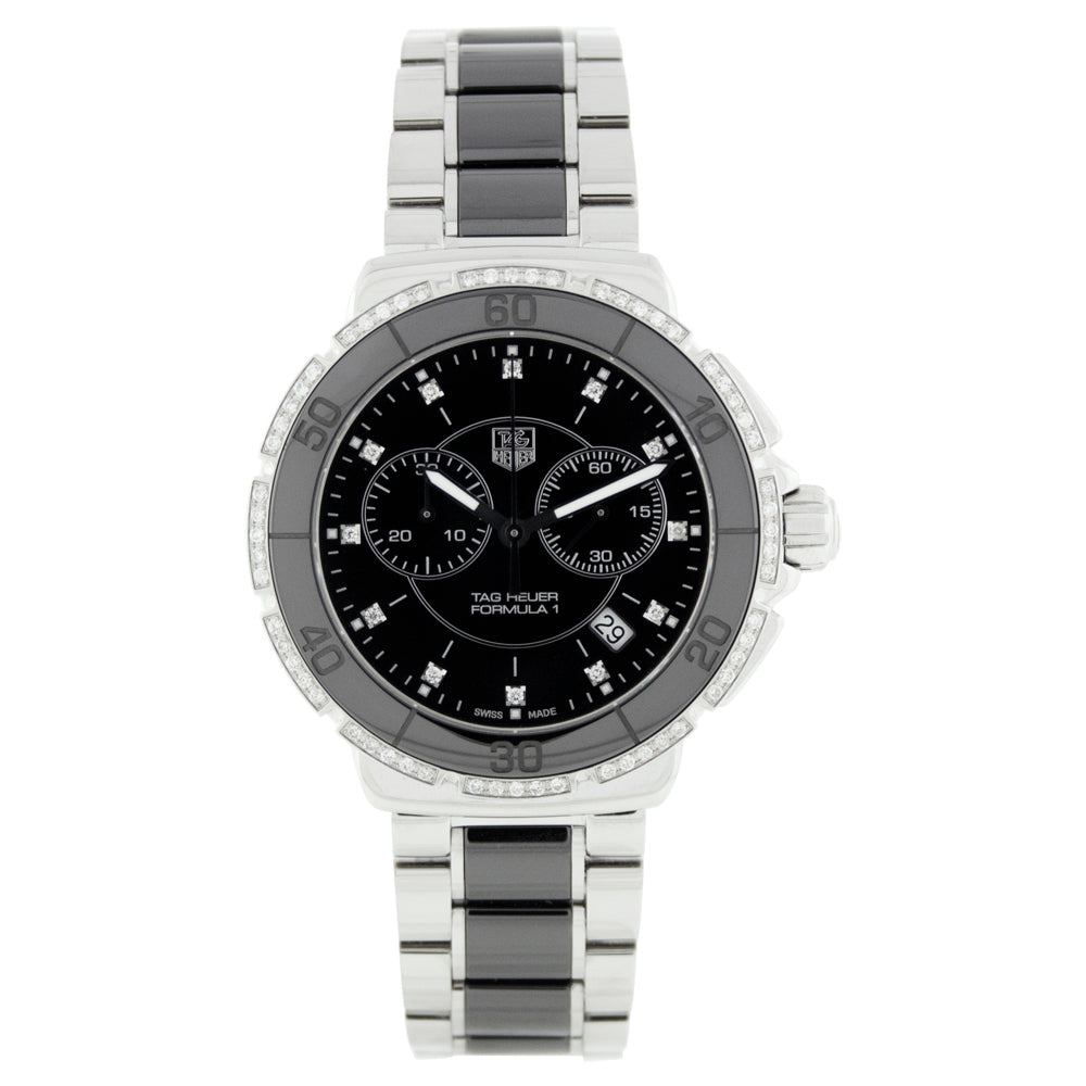Tag Heuer Men's Formula 1 - Black Dial, Silver/Black Bracelet - 200m